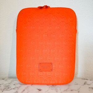 Michael Kors Orange Tablet Sleeve Soft Minimalist Design